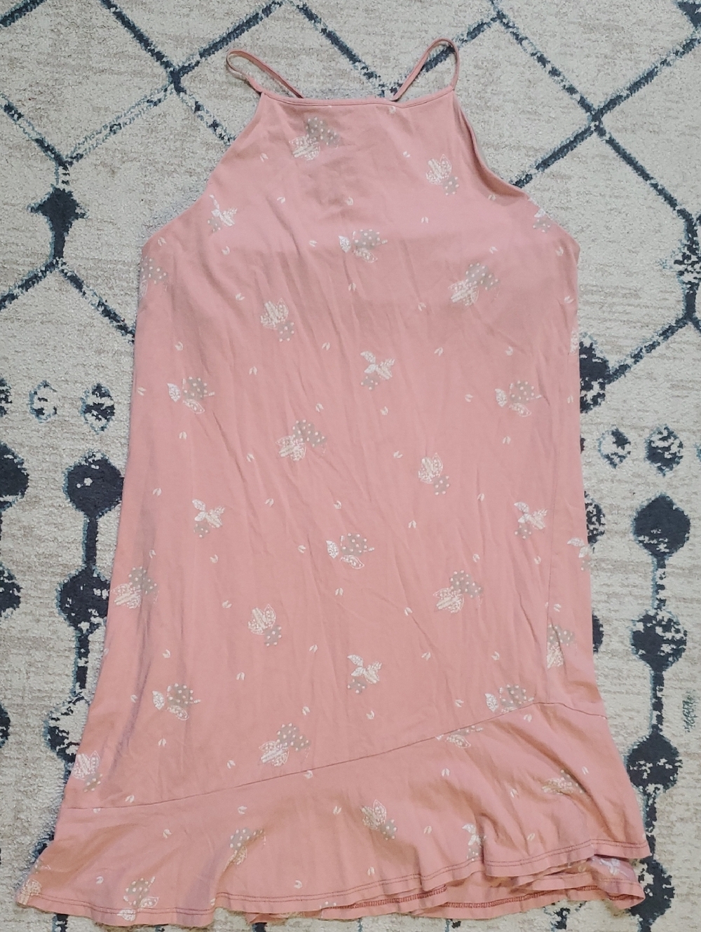Patagonia Pink Floral Dress Medium